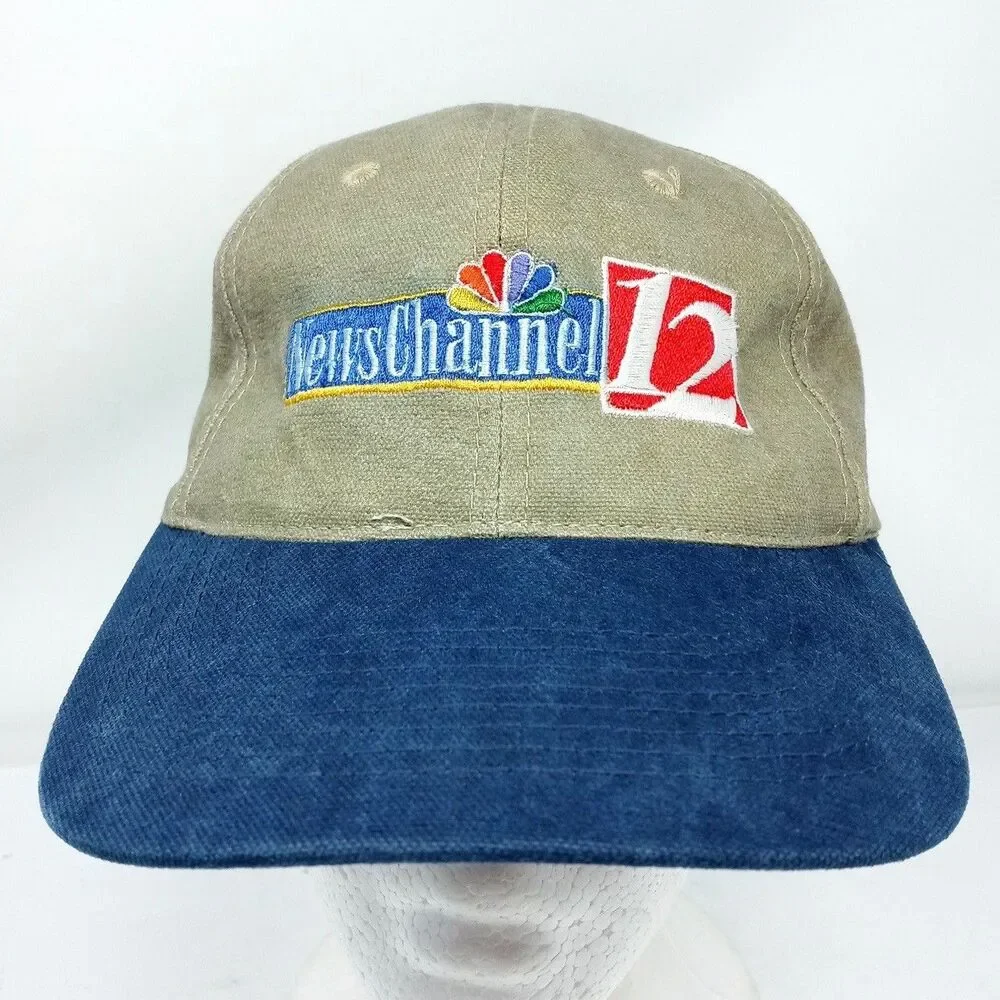 Vintage NBC News Channel 12 WXII Piedmont Triad NC Hat Greensboro Winston-Salem